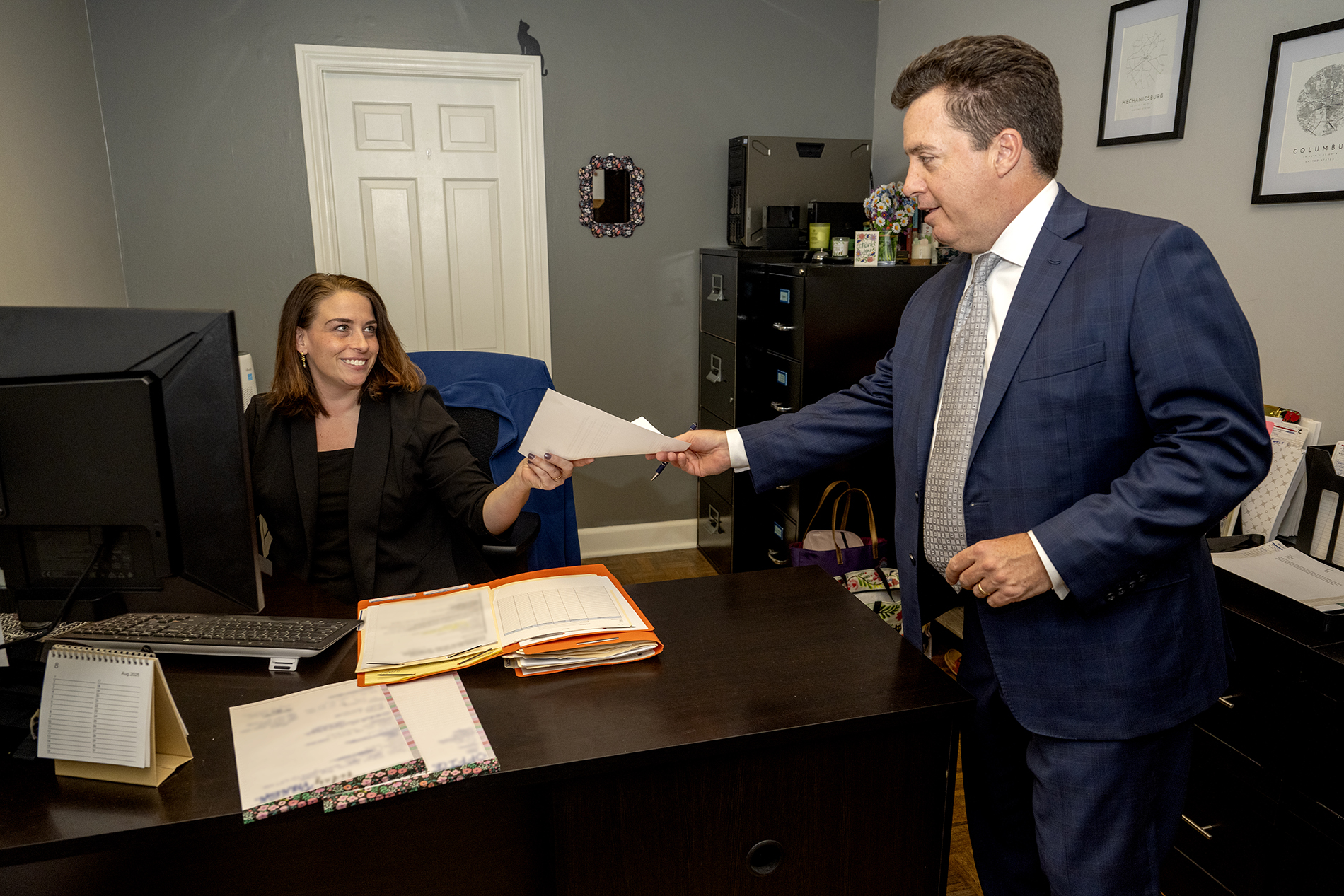 Tyack Law team working in office